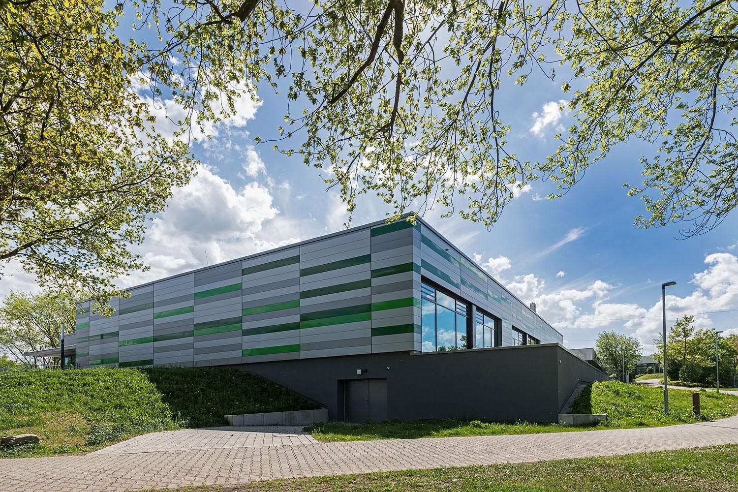 Sporthalle Aldingen Außenansicht