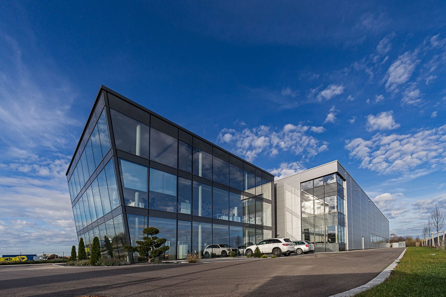 glas seele, Neubau Technisches Büro