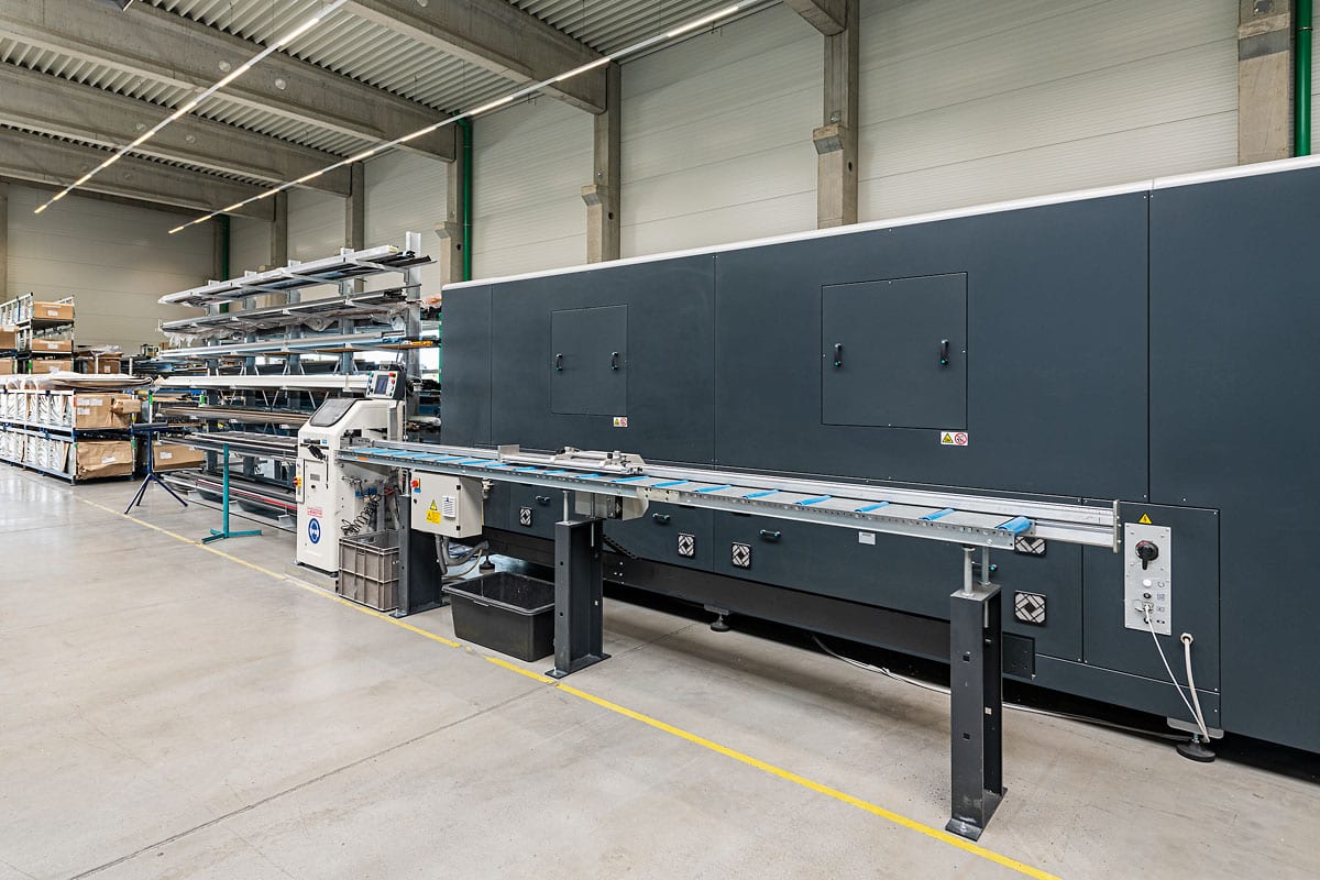 glas seele, Fertigung mit modernen Maschienen für maximale Prozesseffizienz