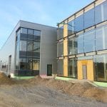 glas seele, Bauphase des Firmensitzes