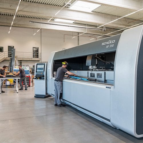 glas seele, Arbeit an einer Maschiene in der Fertigung